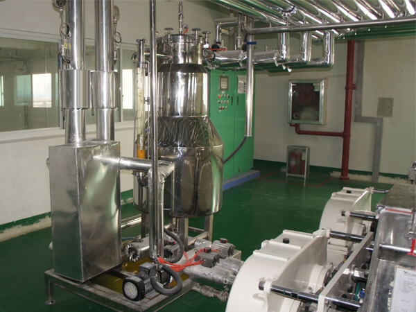 The production process of instant noodles production line